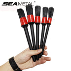 Car Detailing Brush Set – 5 Soft Brushes for Vents, Dash & Interior
