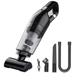 Handheld Car Vacuum – Wet & Dry with Motorised Brush Head & 6 Attachments