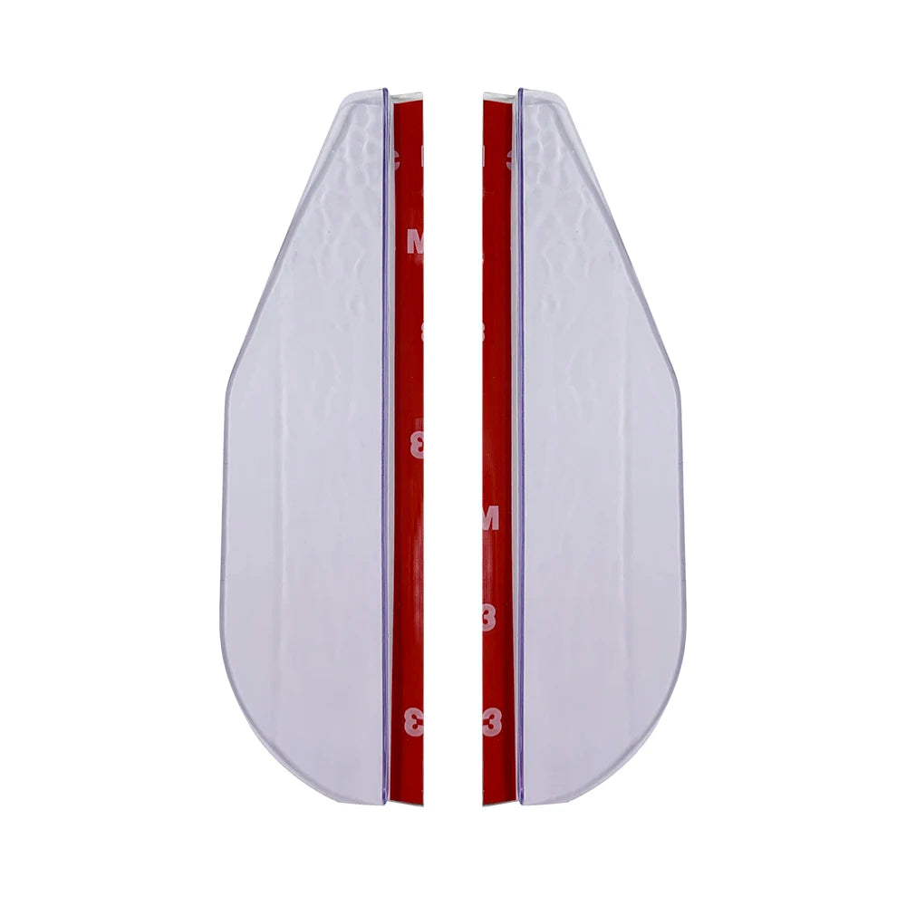 Mirror Rain Eyebrows 2-Pack – Clear-Vision Rain Guards