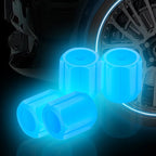 Universal Glow-in-the-Dark Tire Valve Caps