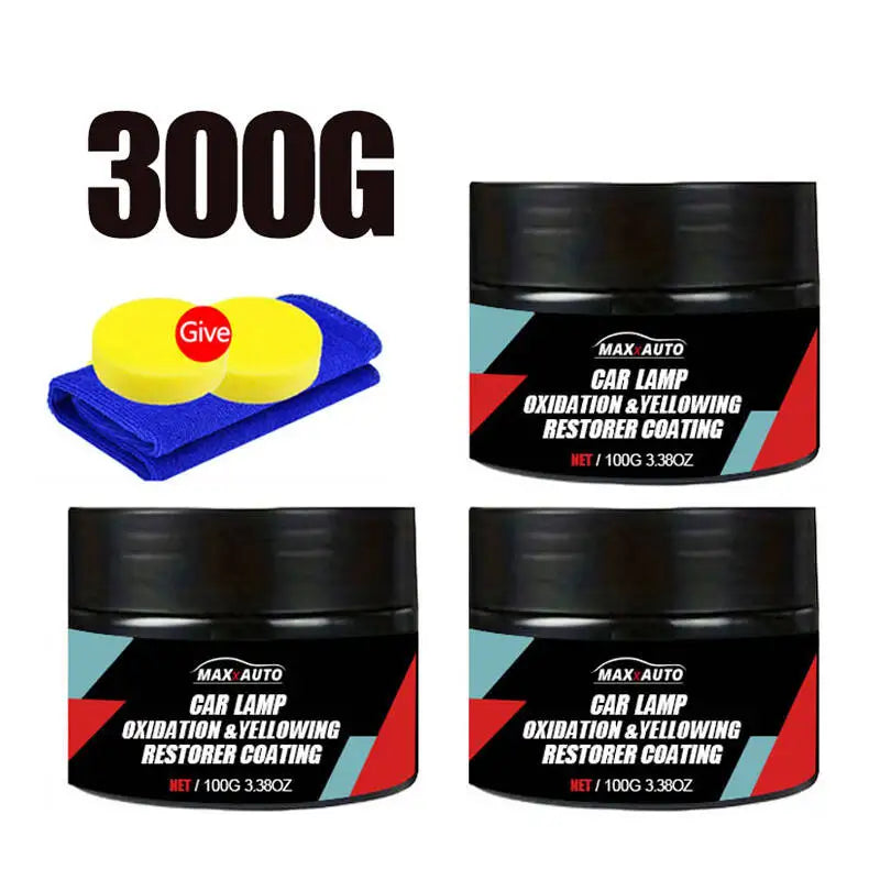 Headlight Restoration Kit – Oxidation Remover & Polish Paste