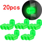 Universal Glow-in-the-Dark Tire Valve Caps