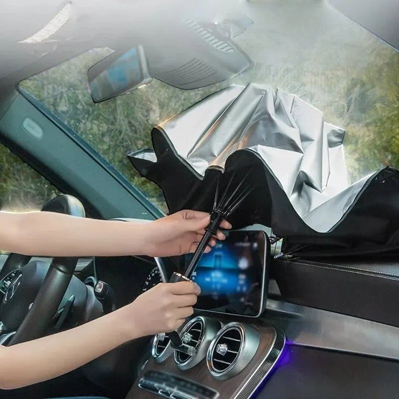 Car Sunshade Umbrella – Foldable Windshield Sun Protector | UV & Heat Protection