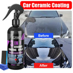 3-in-1 Ceramic Coating Spray – Hydrophobic Gloss & Paint Protection