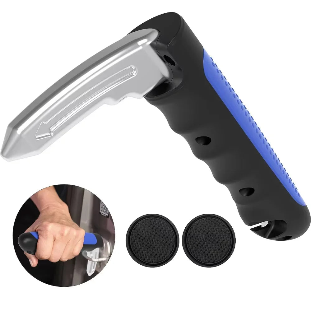 Car door grip handle – black and blue