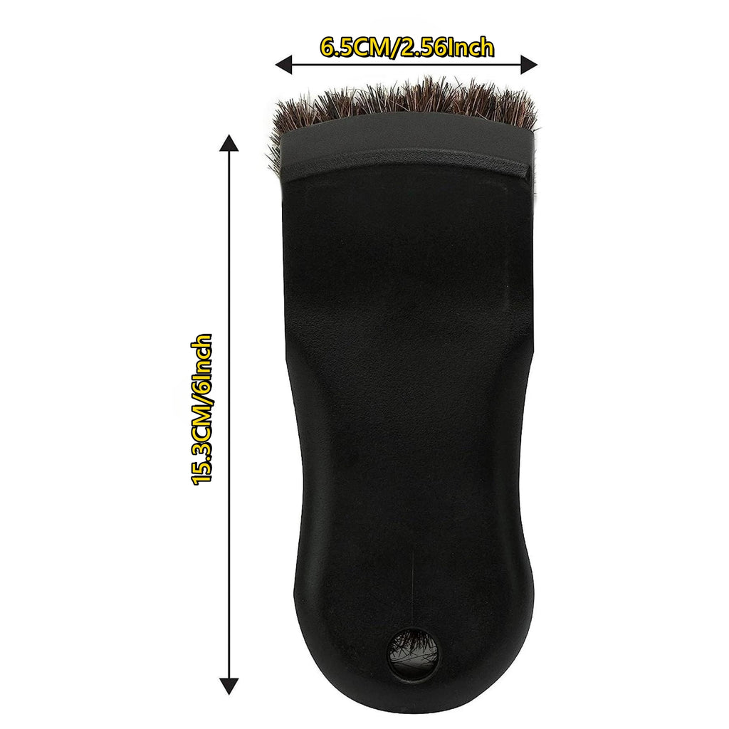 Horsehair Leather Cleaning Brush – Soft Interior Detailing Brush