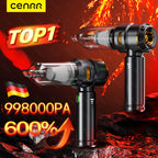 Cordless Car Vacuum – Brushless Handheld Vacuum with HEPA Filter & Attachments