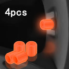 Universal Glow-in-the-Dark Tire Valve Caps