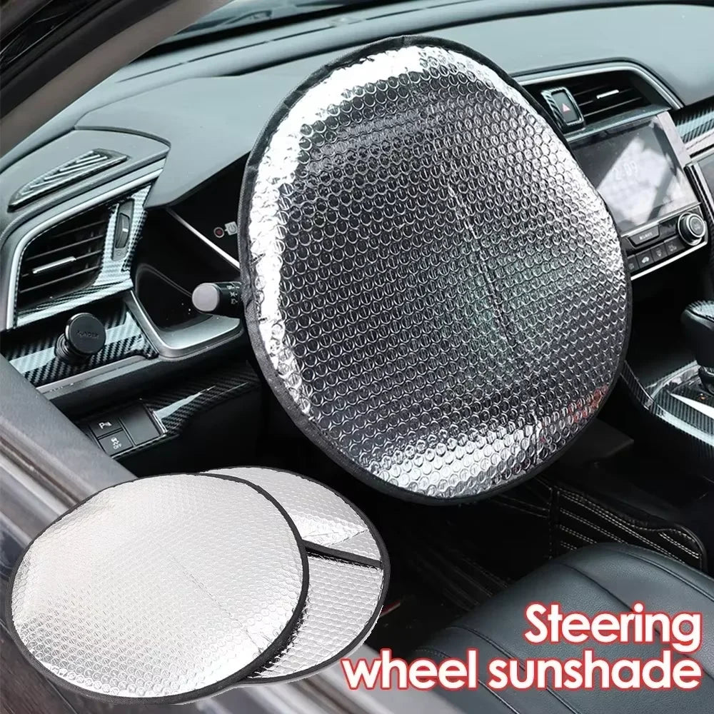 Reflective Steering Wheel Sun Protector