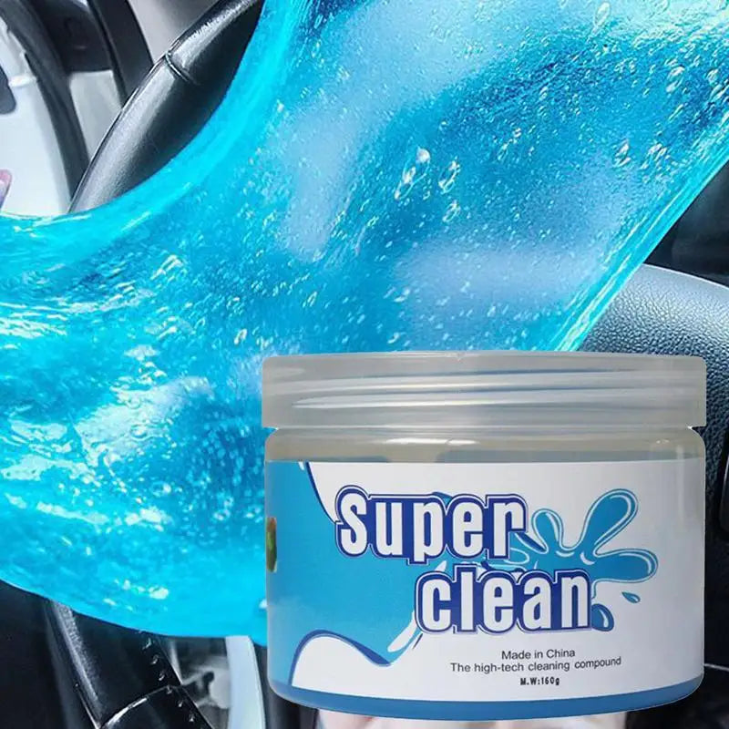 Car Cleaning Gel – Reusable Dust Putty for Vents, Consoles & Keyboards