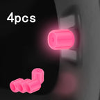 Universal Glow-in-the-Dark Tire Valve Caps