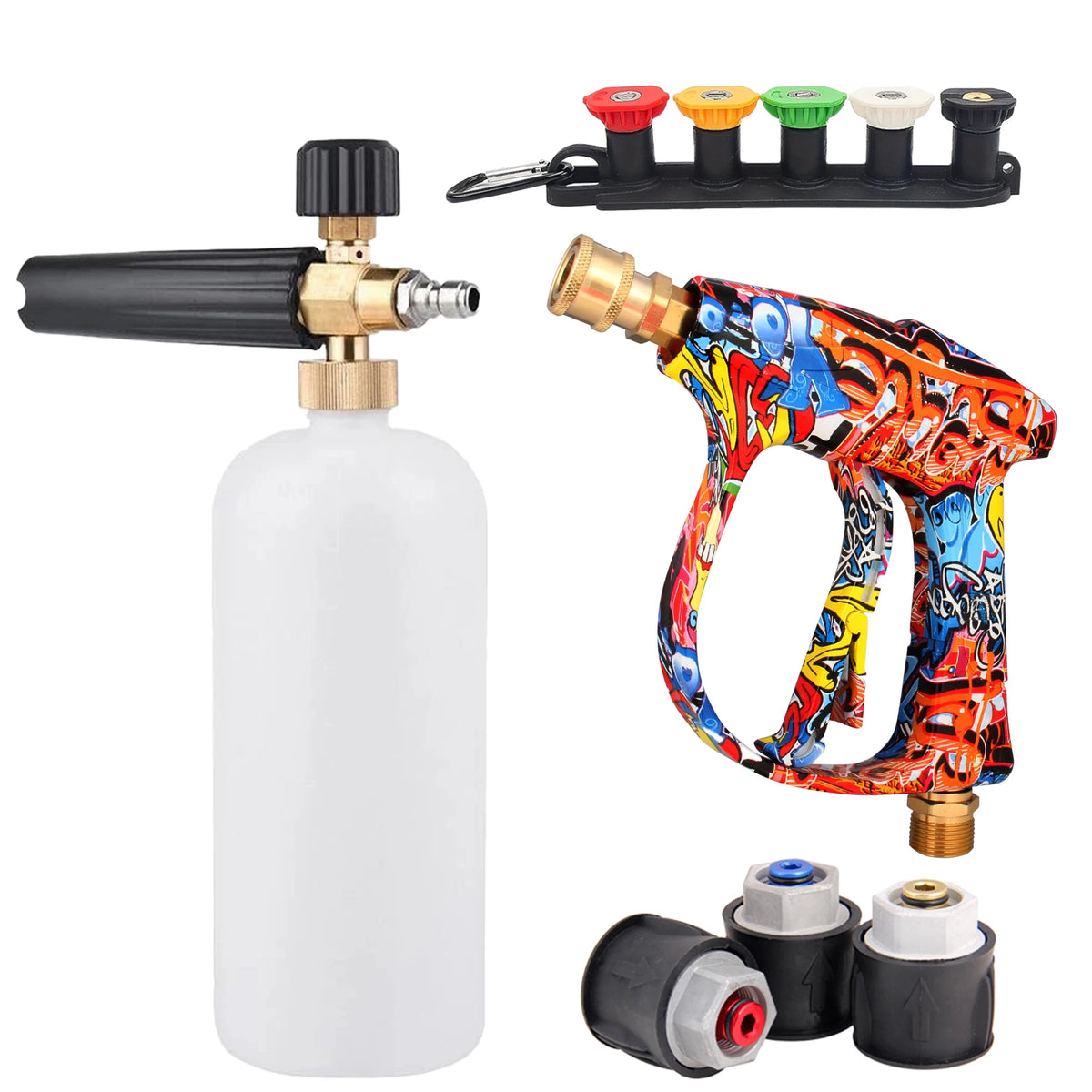 Pressure Washer Spray Gun & Foam Cannon Kit – Kärcher K2–K7 Compatible