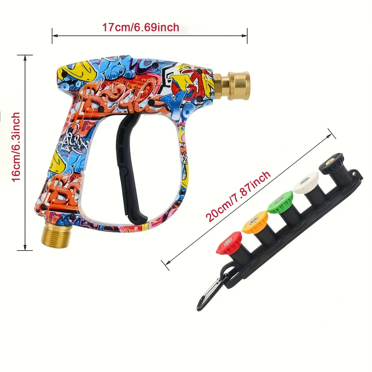 Pressure Washer Spray Gun & Foam Cannon Kit – Kärcher K2–K7 Compatible