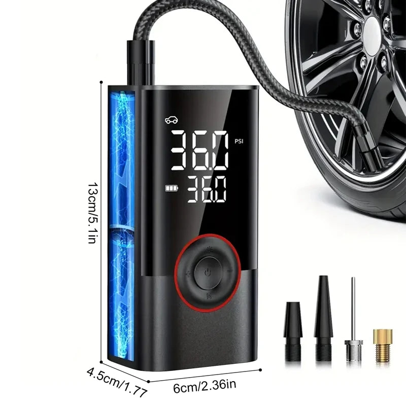Cordless Tyre Inflator – Wireless Air Compressor Pump