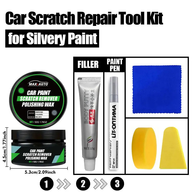 Car Scratch Remover Paste – Swirl & Light Scratch Repair Polish