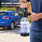 Fill, pump and spray - no power needed