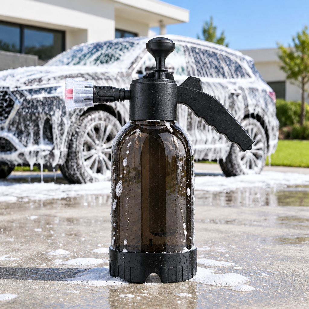 Hand Pump Foam Sprayer – 2L Snow Foam Car Wash Cannon