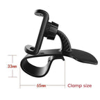 Universal 360° Rotating Car Phone Holder – Secure Dashboard Mount for All Smartphones