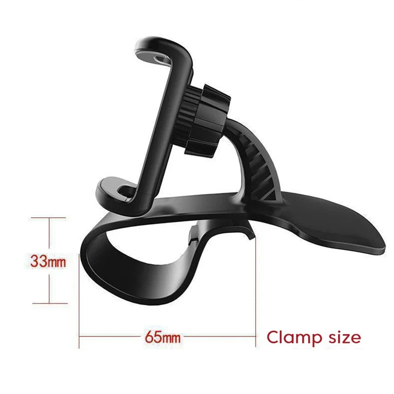Universal 360° Rotating Car Phone Holder – Secure Dashboard Mount for All Smartphones