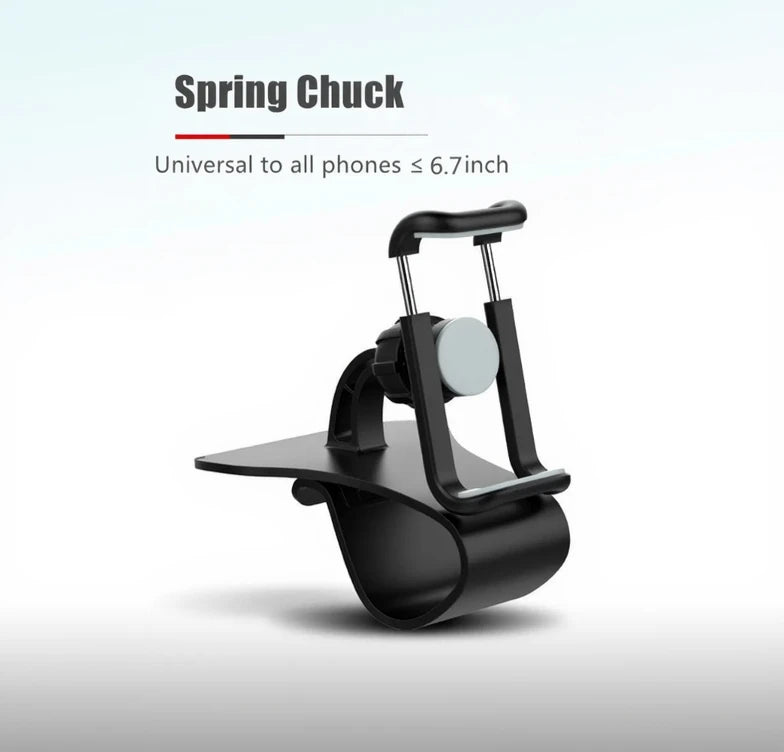 Universal 360° Rotating Car Phone Holder – Secure Dashboard Mount for All Smartphones